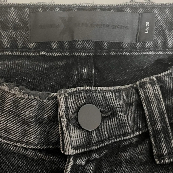Denim x Alexander Wang Grind Grey Scratch Jeans - Picture 11 of 13